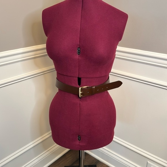 Express Accessories - Express brown and gold leather belt size medium